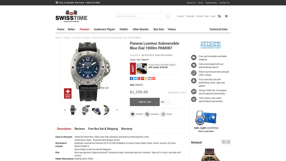 Swisstime.sr Replica Watch Site Review